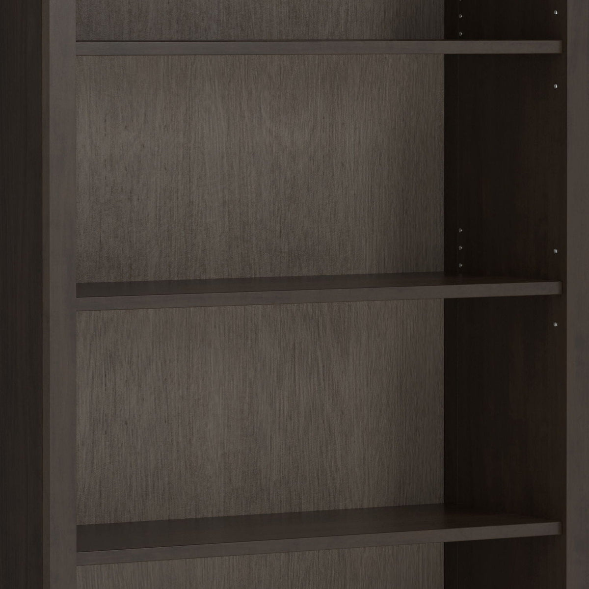 Amherst wooden bookcase dark brown with adjustable shelves HouseOfZazla on Tampa Home & Garden Store