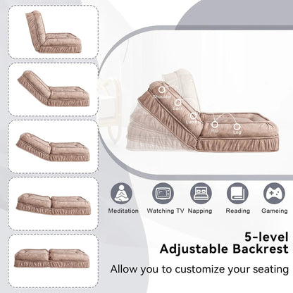 Upholstered Dog Bed and Pets Bean Bag Sofa Pillow