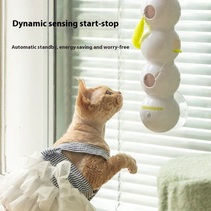 Smart Interactive Cat Toy with Moving Tail beige plastic, motion-activated and rechargeable by Sell My Stuff on Tampa Home & Garden Store