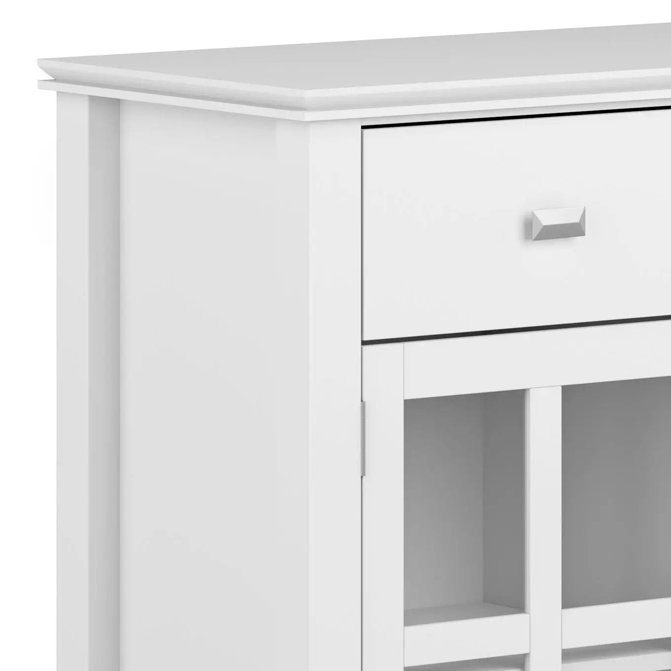 Artisan Sideboard Buffet in white finish with square knob by Unique Piece Furniture on Tampa Home & Garden Store