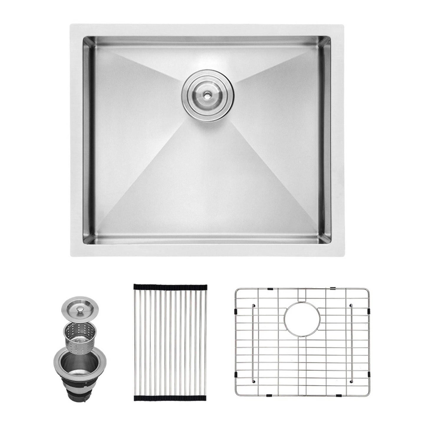 Stainless Steel Sink and Deep Single Bowl Basin