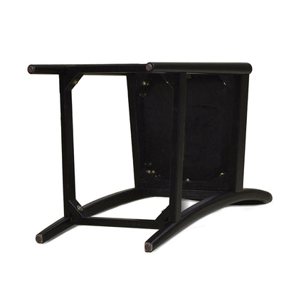 Curved back cane counter stools with cane webbing, black frame, set of 2 by HouseOfZazla on Tampa Home & Garden Store