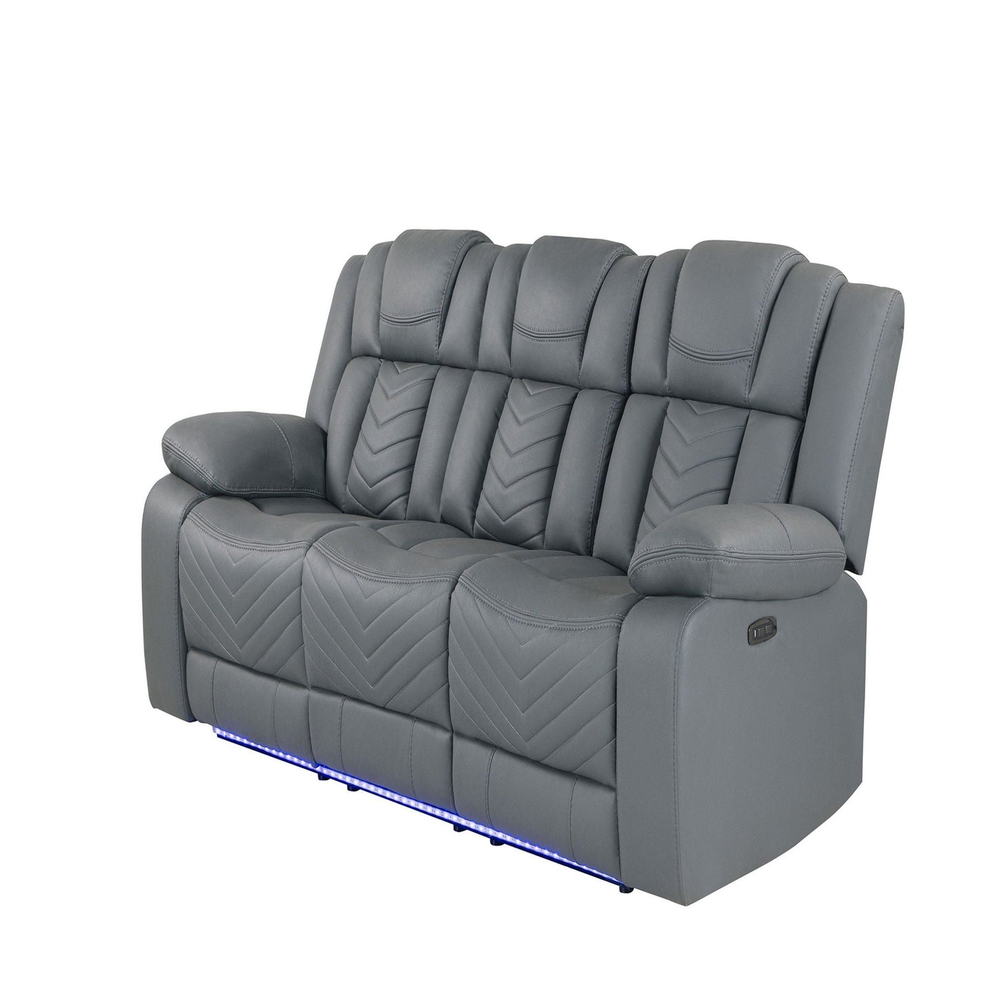 Raize Power Reclining Sofa with Integrated Led