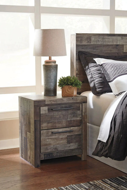 Derekson Panel Bedroom Set with Butcher Block