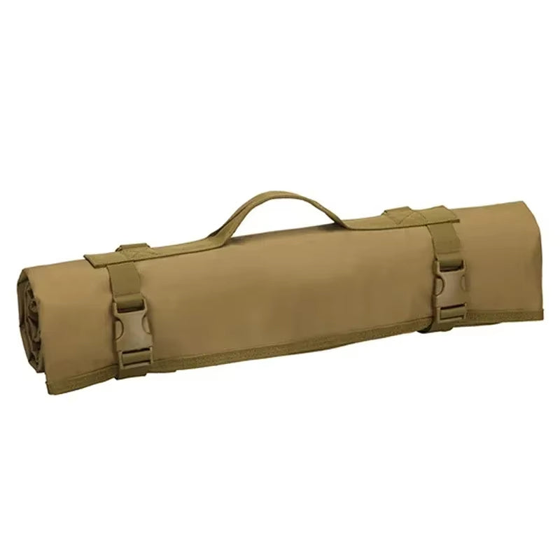 Outdoor non-slip shooting mat: double, portable, tactical, multi-use for training/camping.