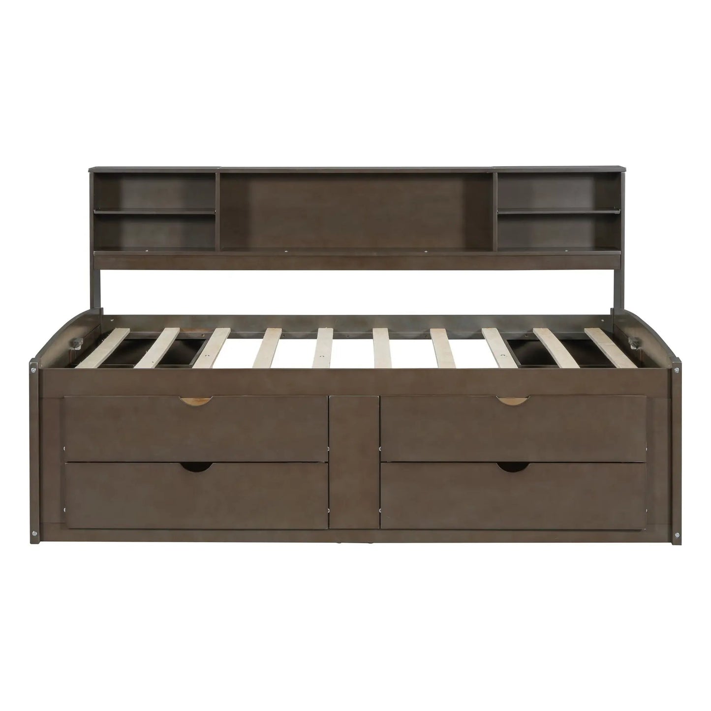 Daybed with Two Bedside Cabinets and Four Drawers