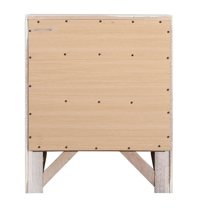 Modern Design Nightstand with Durable Wood Veneer