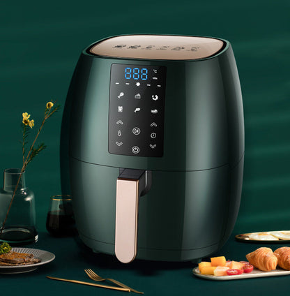 Air fryer VIP Digital Presence green 5.5L with smart touch control copper handle on Tampa Home & Garden Store