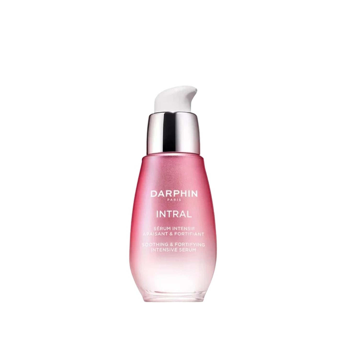 Darphin Intral soothing fortifying intensive serum pink bottle with pump for reactive skin on Tampa Home & Garden Store