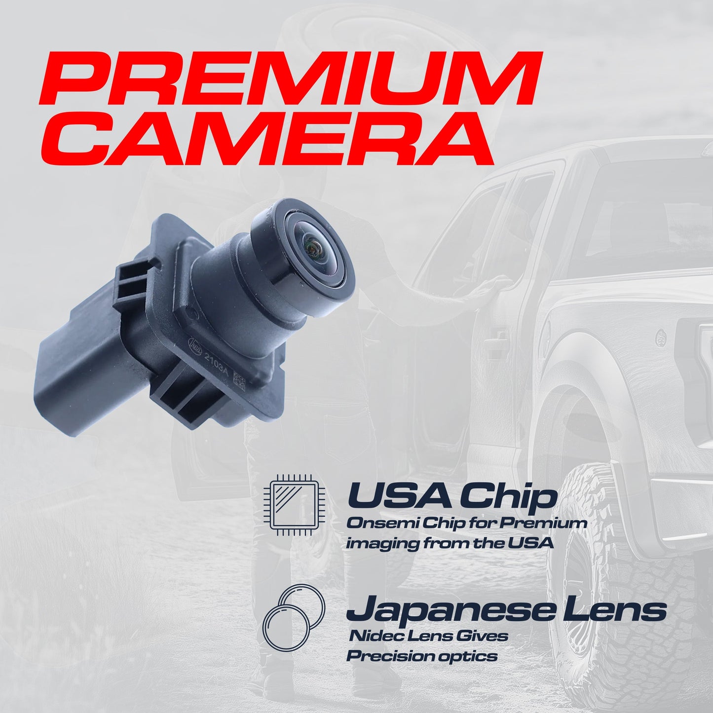 Backup camera Master Tailgaters OEM replacement for Ford Mustang black housing on Tampa Home & Garden Store