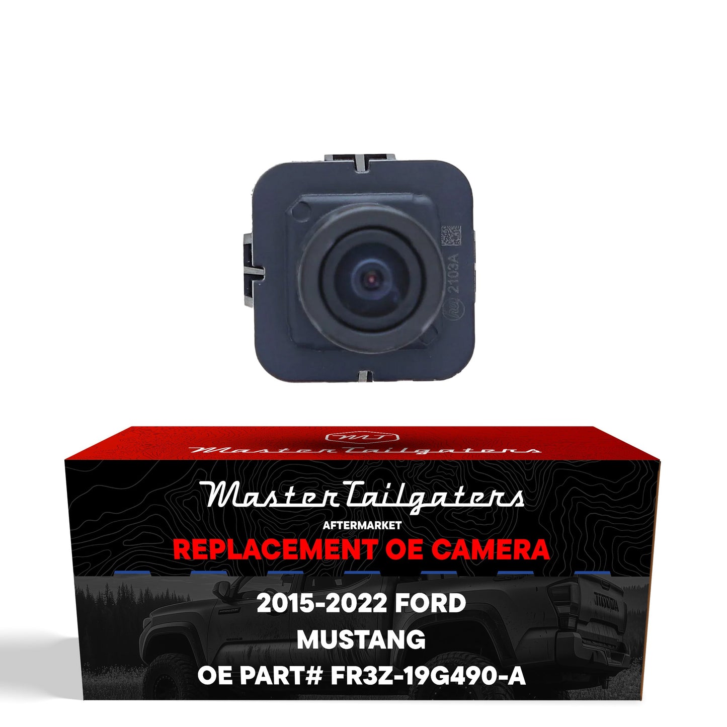 Master Tailgaters OEM backup camera with black plastic housing for 2015-2022 Ford Mustang on Tampa Home & Garden Store