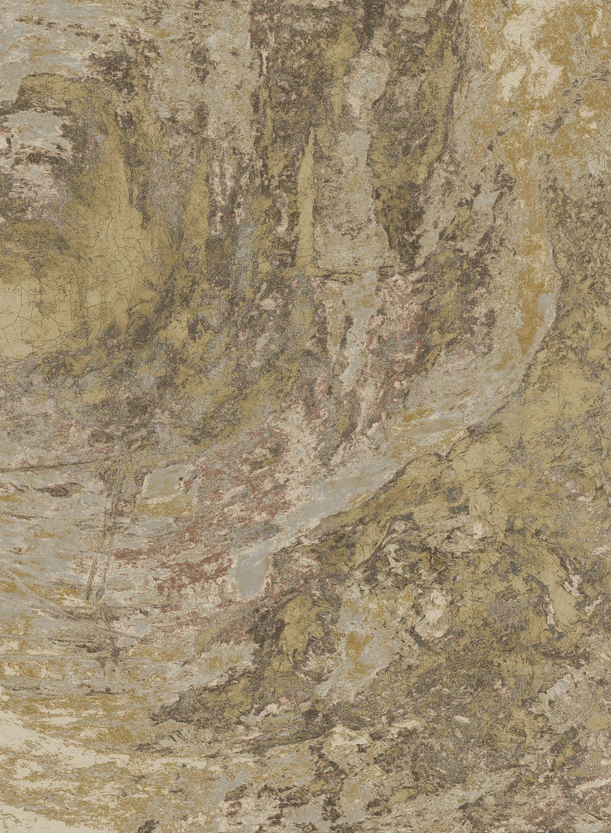 Artistic Collection Abstract Area Rug by HouseOfZazla in earthy gold, beige, and brown tones on Tampa Home & Garden Store