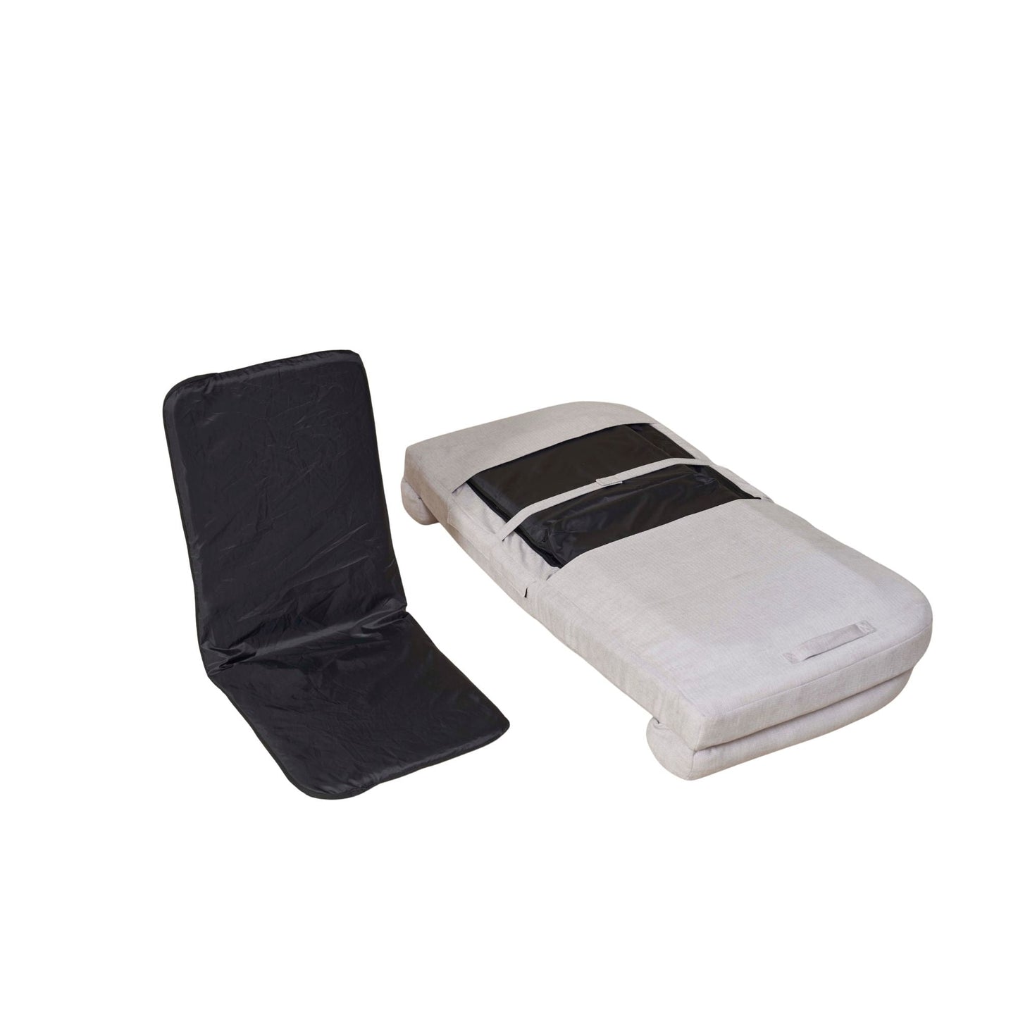 Convertible Single Sofa Bed and Metal Frame