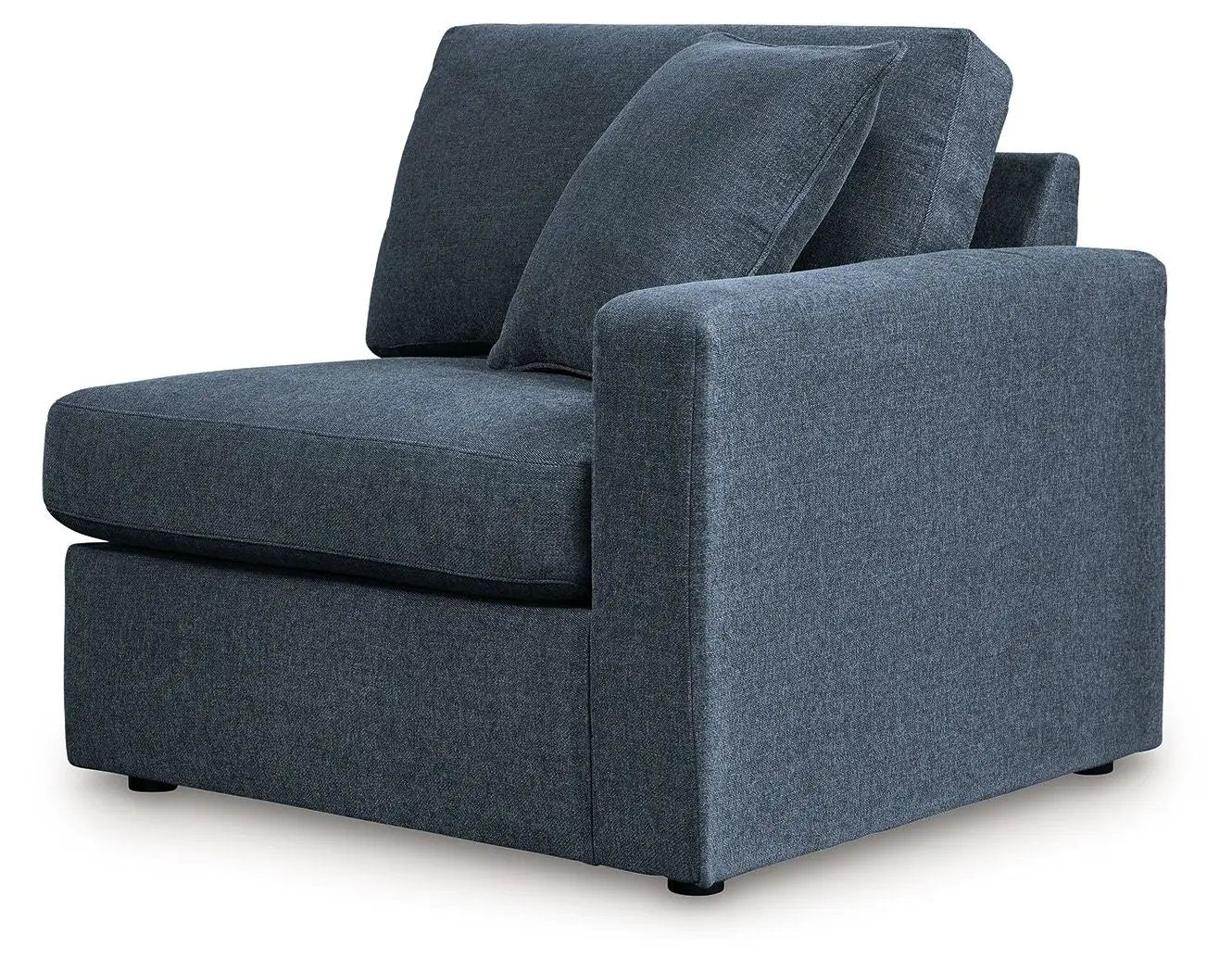 Modmax Sectional Ink, stationary sectional by Unique Piece Furniture in deep blue fabric on Tampa Home & Garden Store