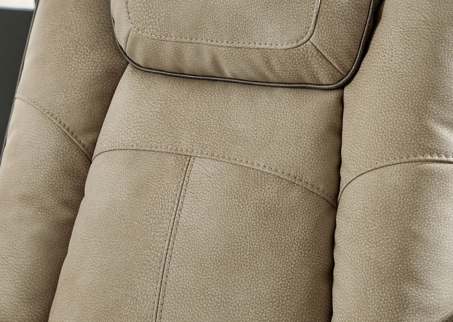 Next-Gen Durapella Pwr Recliner/Adj Headrest tan leather recliner Unique Piece Furniture on Tampa Home & Garden Store