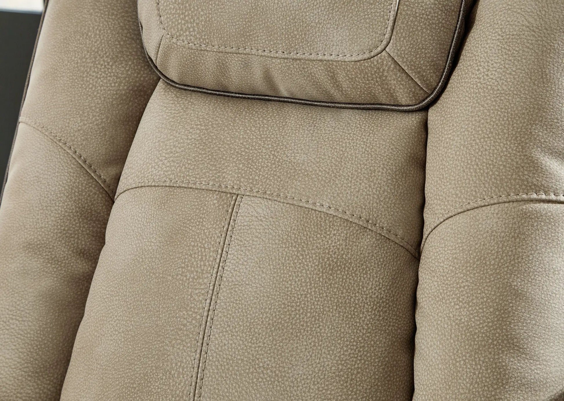 Next-Gen Durapella Pwr Recliner/Adj Headrest tan leather recliner Unique Piece Furniture on Tampa Home & Garden Store