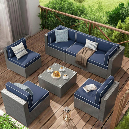 Wicker Sectional Sofa Cushion Covers and a Set