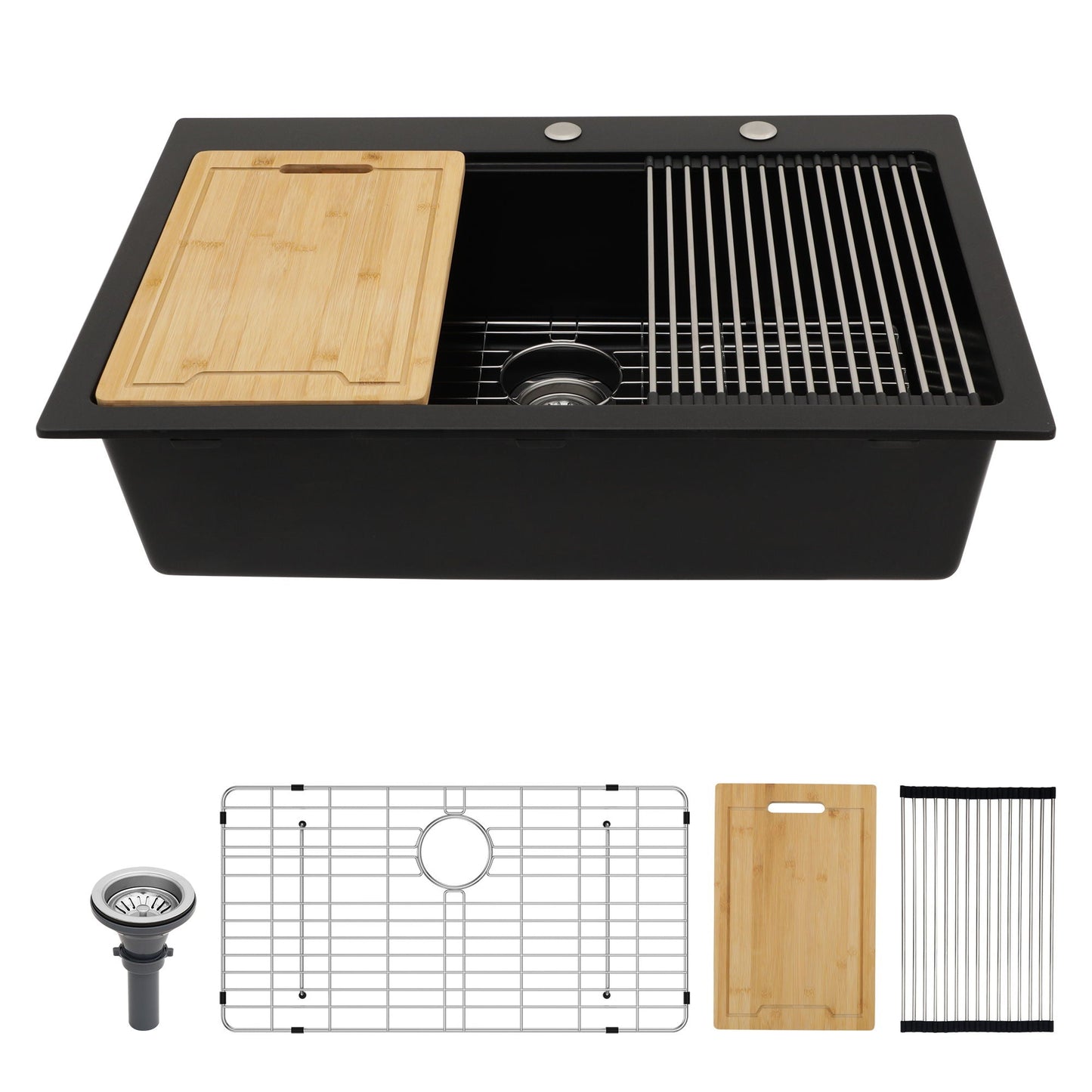 Quartz Composite Workstation Kitchen Sink