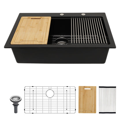 Quartz Composite Workstation Kitchen Sink