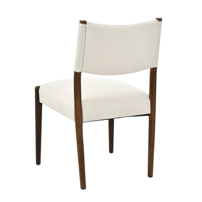 Modern Solid Wood Dining Table with Six Chairs