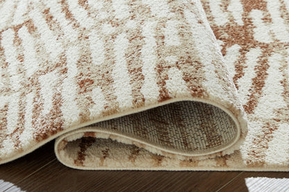 Uduak rug cream brown plush area rug by Unique Piece Furniture on Tampa Home & Garden Store