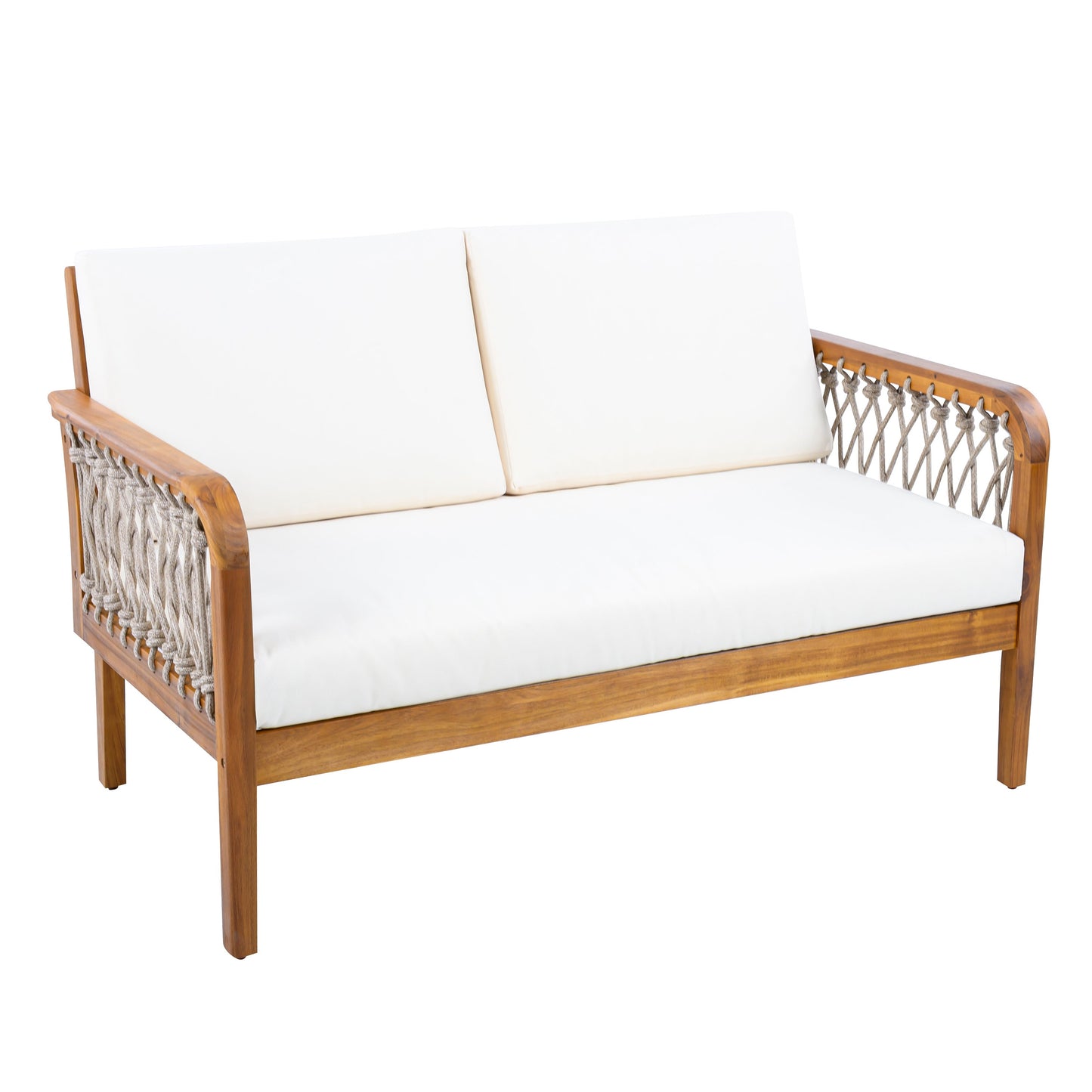 Acacia Wood Outdoor Patio Furniture and Cushions