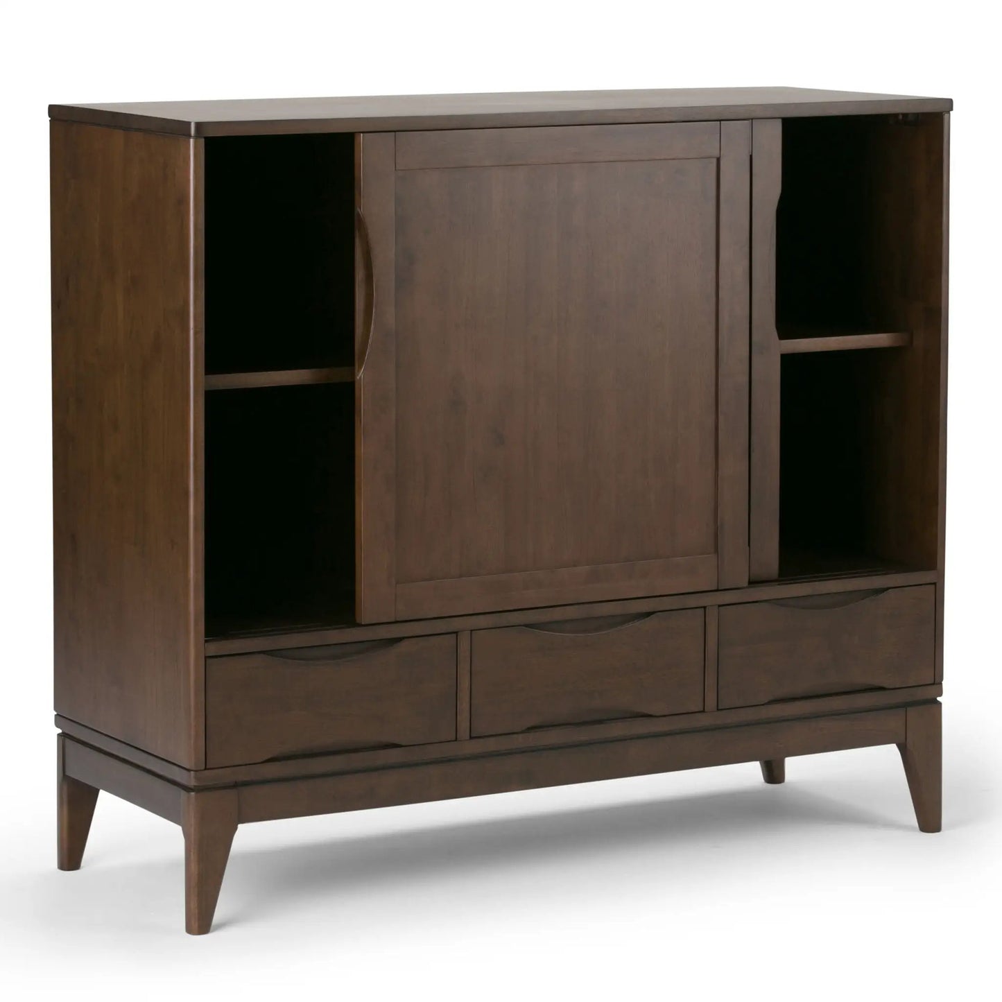 Harper Handcrafted Rubberwood Storage Cabinet