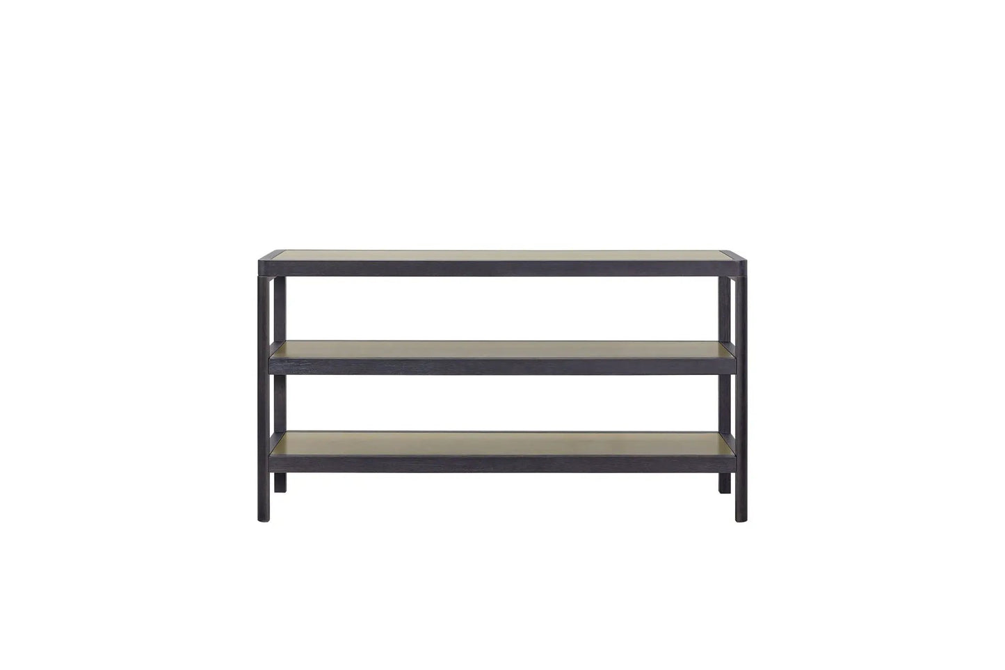 Console Table With Insets - Black with beige insets, 3-tier by Unique Piece Furniture on Tampa Home & Garden Store