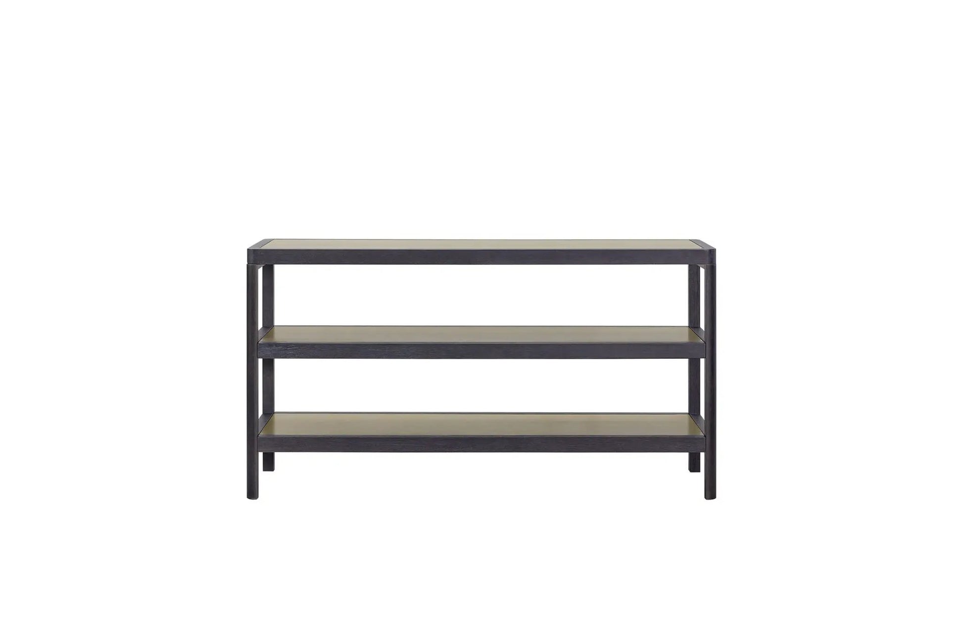 Console Table With Insets - Black with beige insets, 3-tier by Unique Piece Furniture on Tampa Home & Garden Store