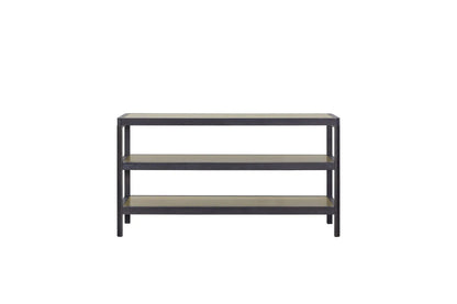Console Table With Insets - Black with beige insets, 3-tier by Unique Piece Furniture on Tampa Home & Garden Store