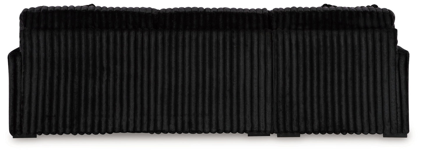 Midnight Madness Sectional and Jumbo Corduroy