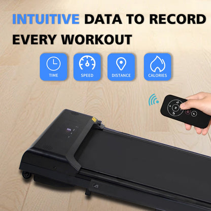 Walking Pad Treadmill Under Desk 2 in 1 Folding Portable Treadmill for Home Office Walking Jogging Machine 240 lb Capacity Black - Tampa Home & Garden Store