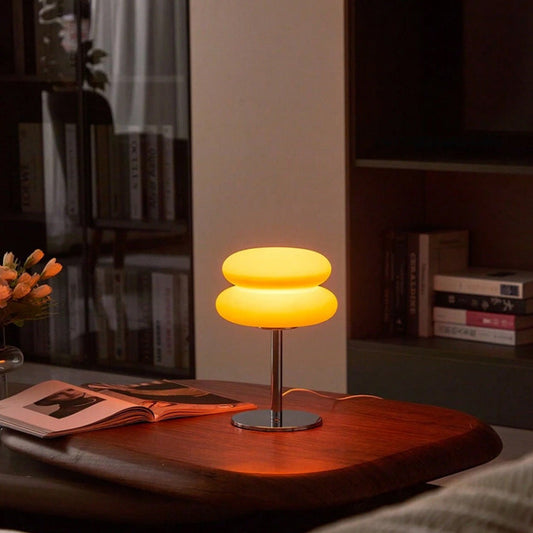 Lampe de table de bureau transfrontalière directe du fabricant, mini lampe de table décorative de chambre à coucher, Bauhaus postmoderne, veilleuse vintage simple