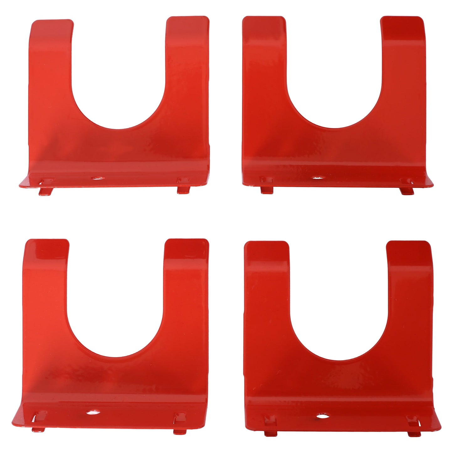 Red metal 4-foot garage nail board tool rack pair, wall-mounted for storing nail boards on Tampa Home & Garden Store