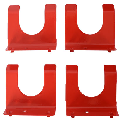 Red metal 4-foot garage nail board tool rack pair, wall-mounted for storing nail boards on Tampa Home & Garden Store