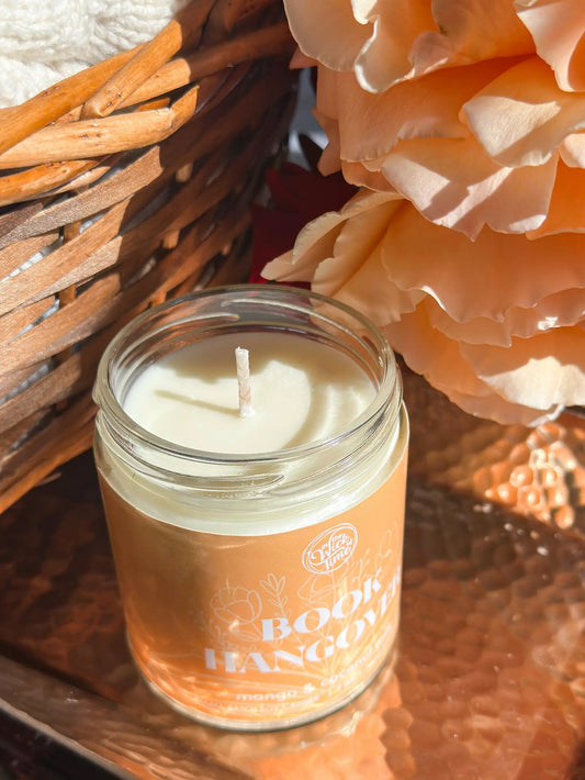 Book Hangover Mango Coconut Pineapple Candle
