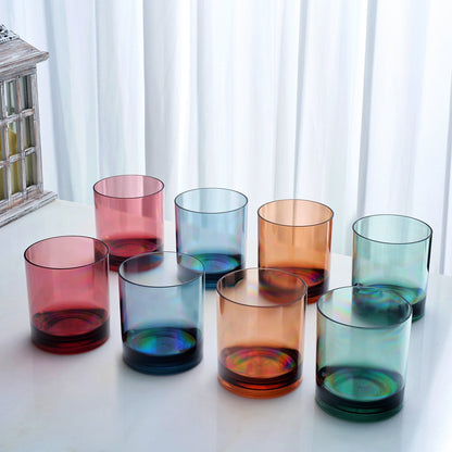 Eze Acrylic Lowball Tumbler Glasses Set of 8