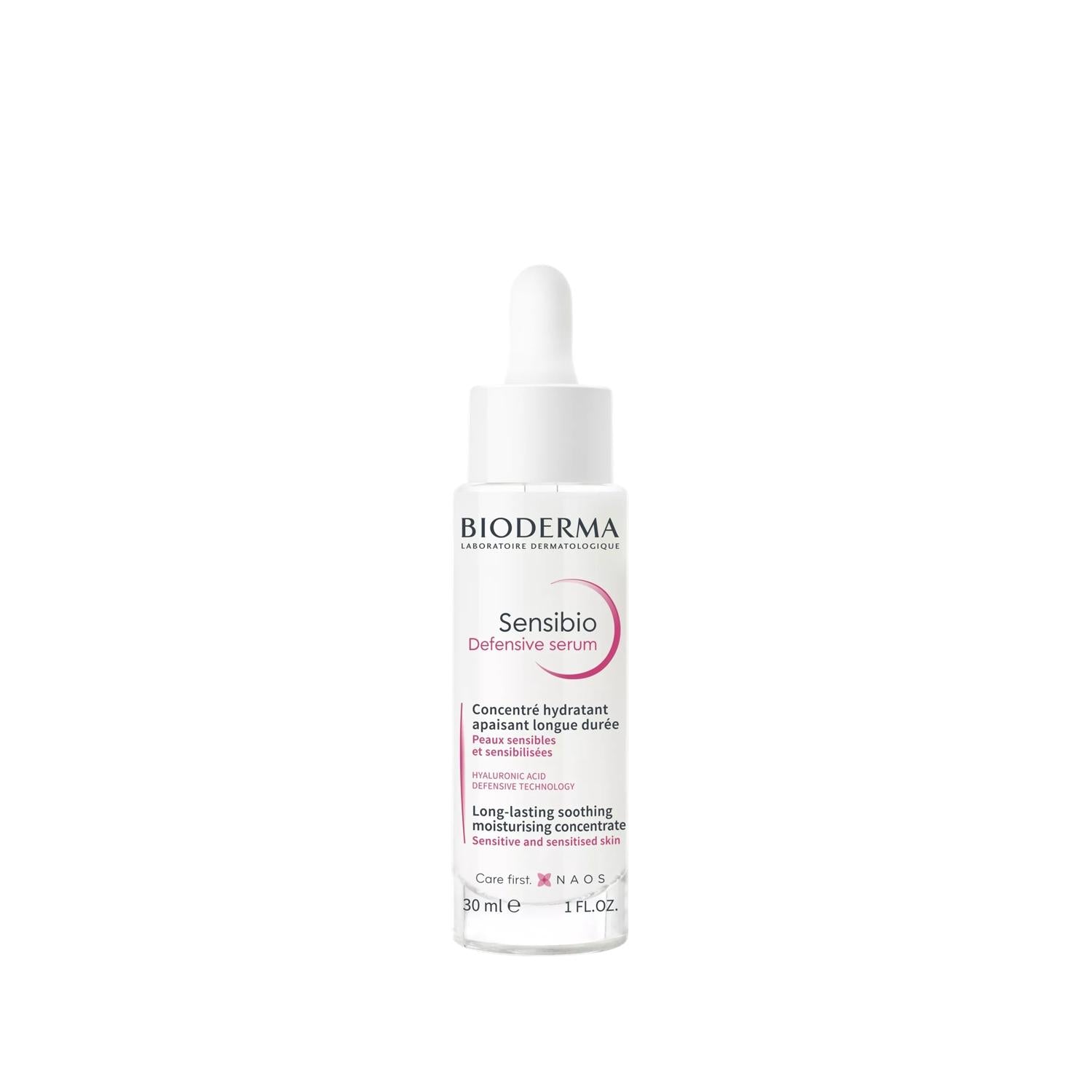 Bioderma Sensibio Defensive Serum bottle with dropper, 30 ml face serum for sensitive skin on Tampa Home & Garden Store