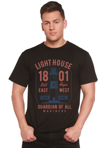 Light House men's bamboo viscose organic graphic tee with lighthouse by Spun Bamboo on Tampa Home & Garden Store
