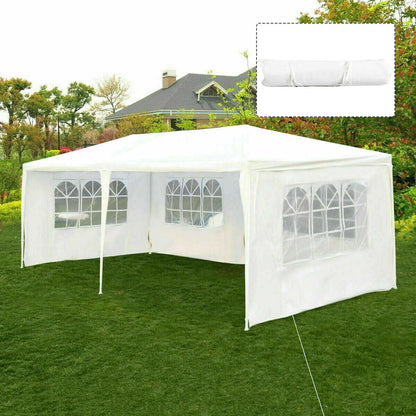 GemGear 10x20 ft outdoor canopy tent with removable walls and carry bag with arched windows on Tampa Home & Garden Store