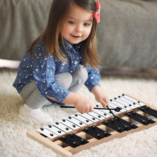 27 Note Glockenspiel Xylophone with 2 Rubber Mallets - Tampa Home & Garden Store