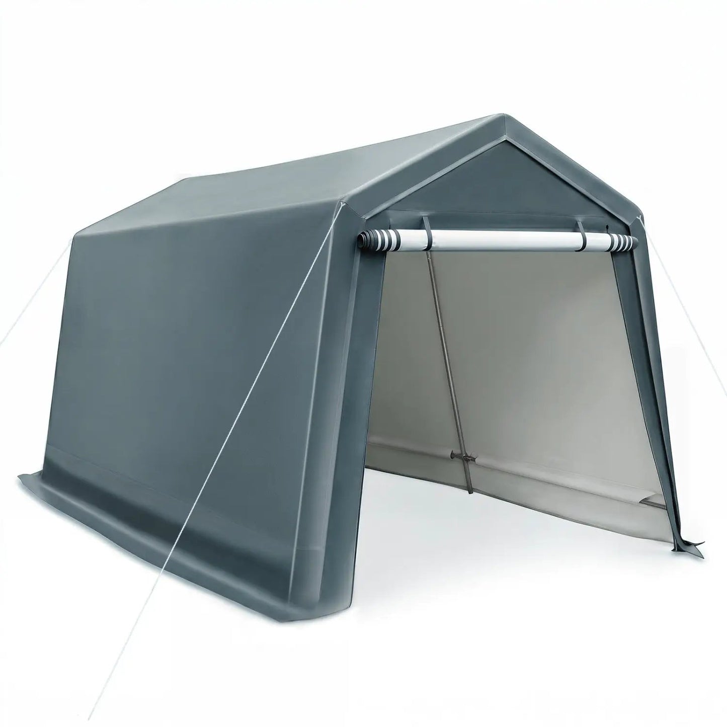 Outdoor Storage Shed 8.3x14 ft with Roll up Door