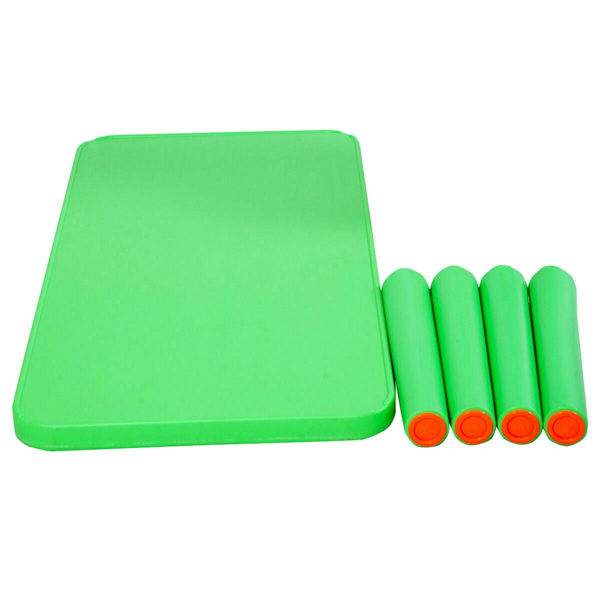 Kids portable plastic activity table with 5 green cylinders DirectDeals on Tampa Home & Garden Store