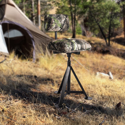 GemGear camouflage swivel hunting chair with detachable backrest on a sturdy tripod stand on Tampa Home & Garden Store