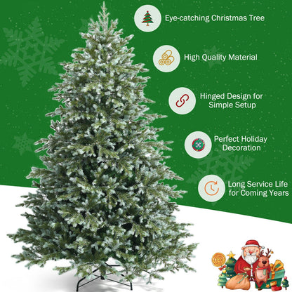 7 Feet artificial Christmas tree with 1260 mixed PE and PVC tips by DirectDeals on Tampa Home & Garden Store