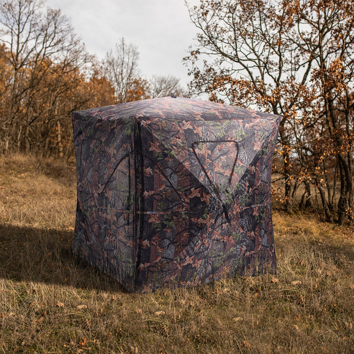 Ground hunting blind portable pop-up camouflage leaf camo pattern by GemGear on Tampa Home & Garden Store