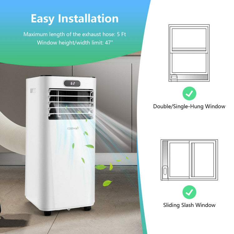 Aire acondicionado portátil de 8.000 BTU 3 en 1