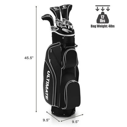 Women's Complete Golf Club Set With Stand Bag