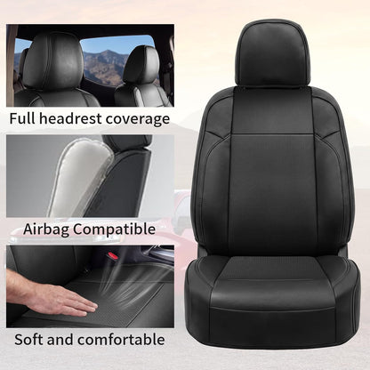 Umbrauto seat cover for Tacoma, black Nappa leather, full coverage, airbag compatible on Tampa Home & Garden Store