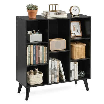 8-Cube Bookcase With Raised Support Legs